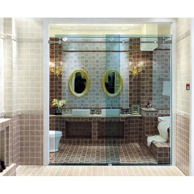 Wall Glass Shower Sliding Door Glass Sliding Door System